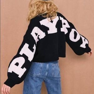 Playboy Cropped Sweater 💕
